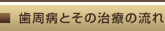 歯周病とその治療の流れ